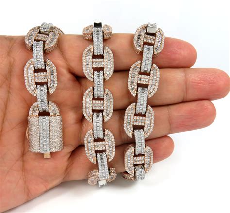 men two tone gucci chain